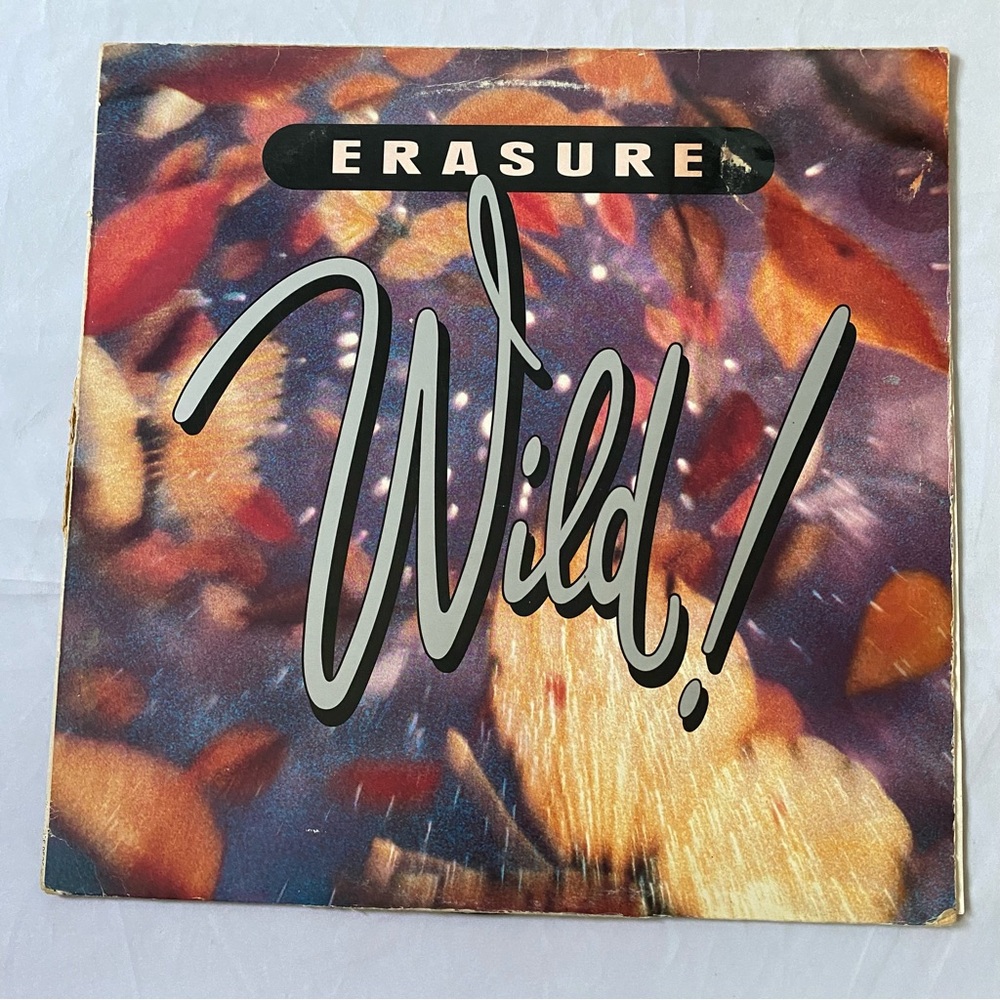 Erasure Wild! Vinyl Record vintage 80’s Depeche Mode new order omd morrissey